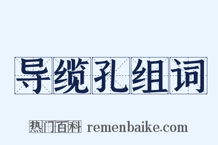 导缆孔组词是什么意思的图片